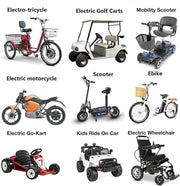 Batería de iones de litio de 72 V y 20 Ah para bicicleta eléctrica, con cargador, celdas de PVC impermeables, protección BMS integrada para motor de 200-1600 W.