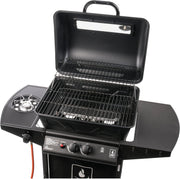ACTIVA Halifax Lavastein - Parrilla de gas con piedras de lava y funda protectora | Quemador principal de 5,5 kW de regulación continua para una barbacoa perfecta