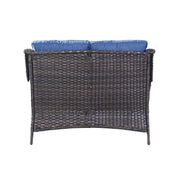 Conjunto de sofá de mimbre para exteriores Gymojoy, sofá de ratán