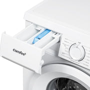 CFE12EW80-W-FR Lavadora de carga frontal 8KG, Clase energética A, Motor BLDC 1400 rpm, 15 programas, Prelavado, Blanco [Clase energética A]