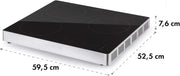 KLARSTEIN TrinityCook - placa de inducción, de libre instalación, 3400 W, 3 zonas de cocción, temporizador, 9 niveles, 60 a 240 °C, protección contra sobrecalentamiento, bloqueo infantil - negro