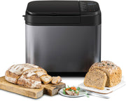 Panasonic SD-YR2540 Panificadora automática premium, diseño horizontal y dispensador de levadura, 32 programas automáticos, dos sensores de temperatura, temporizador de 13 horas, gris