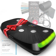 Plataforma vibratoria 4D VP400 hasta 40 Hz con 3 modos de entrenamiento, altavoz Bluetooth, pantalla táctil y capacidad de carga de 120 kg