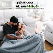 Ventilación residencial Eco Smart DZ Easy+ incl. controlador – 97% de recuperación de calor, control de humedad, Wi-Fi, filtro F7, Ø160mm, extremadamente silencioso, clase energética A, 5 años de garantía