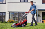 Cortacésped inalámbrico Einhell RASARRO 36/42 Kit Power X-Change (36V, 42 cm de ancho de corte, hasta 725 m², motor sin escobillas, caja colectora de 50L, función de mulching, incl. 2x 5,2Ah + 1x cargador doble)