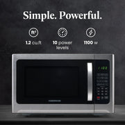 Microondas y horno de grill profesional de 1.2 pies cúbicos