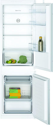 Frigorífico combi Bosch KGN36NWEA Serie 2, 186 x 60 cm, 215 L de refrigeración y 87 L de congelación, NoFrost: nunca más tendrá que descongelar, iluminación LED para una distribución uniforme de la luz
