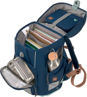 LÄSSIG Set de mochila escolar de 7 piezas para niños/School Set Boxy Unique Negro