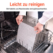 Deshidratador de alimentos CP267-FD 650 W, 6 bandejas de acero inoxidable, 35-75 °C, temporizador de 48 horas, pantalla LED