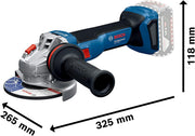 Amoladora angular a batería GWS 18V-11