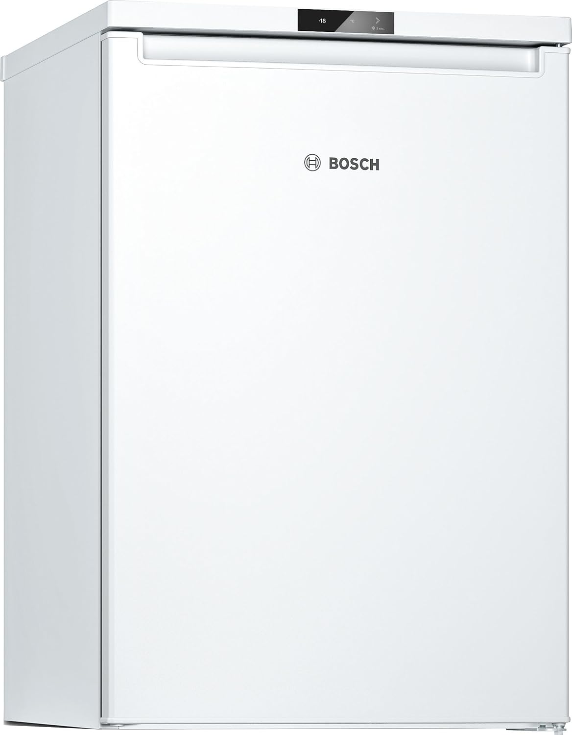 Bosch GTV15NWEB - Congelador bajo encimera de libre instalación - Serie 2 - 83 L - 3 cajones de congelación - 85 x 56 cm - Blanco
