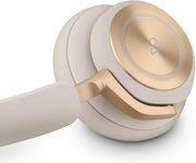 Bang & Olufsen Beoplay HX - Auriculares Bluetooth inalámbricos de gama alta con cancelación de ruido, 6 micrófonos, hasta 40 horas de autonomía, auriculares y estuche de transporte - Gold