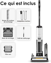 Limpiador de suelos inalámbrico a vapor Tineco Floor One S7 para suciedad pegajosa en suelos duros con pantalla, autolimpieza, limpieza de bordes y autopropulsión, perfecto para niños/mascotas