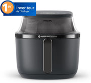 Freidora de aire PHILIPS Serie 3000 7,2 L, ventana de cocción, freidora 16 en 1, tecnología RapidAir Plus, eliminación de grasa, aplicación de recetas HomeID, fácil de limpiar (NA340/00)