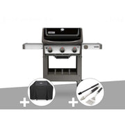 Barbacoa de gas Weber Spirit II E-310 + plancha + funda + kit de 3 utensilios Better