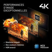 Panasonic Premium TV-65W85BEZ, Serie W85B, 65 pulgadas, Smart TV QLED 4K Ultra HD, 2025, 120Hz, Fire TV, Dolby Vision y Atmos, Modo Game Extreme, control por voz Alexa, soporte Apple, Bluetooth, negro