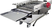 Set de parrilla XXL, girador de brochetas Grillmaster + motor + batería externa + mangal + 11 brochetas