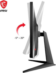 Monitor Gaming MSI G2412F FHD 23,8" - 1920 x 1080, panel Rapid IPS, 180 Hz / 1ms (GtG), gama de colores sRGB 107%, Adaptive Sync - DP 1.2a, HDMI 2.0b CEC
