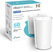 Router 5G TP-Link Deco X3000-5G, sistema Wi-Fi 6 Mesh de doble banda AX3000 Mbps, puerto 2.5G, 2 puertos Gigabit, caja Wi-Fi Mesh 5G con tarjeta SIM, configuración sencilla, módem 5G, libre y compatible con cualquier SIM