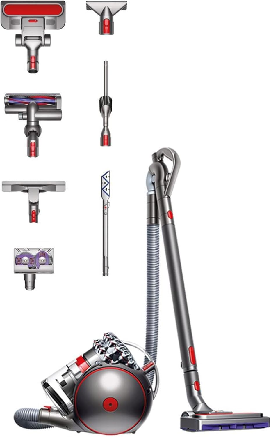 Aspiradora Dyson Cinetic Big Ball – 19 ciclones compactos para una máxima captura de polvo y suciedad