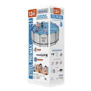 Piscina elevada redonda Bestway Steel Pro MAX con bomba y cobertor