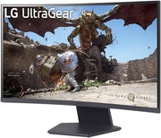 LG Ultragear™ 27GS60QC-B.AEU Monitor Gaming 27" - Panel VA resolución QHD (2560x1440), 1ms 180Hz, HDR 10, sRGB 99% (CIE1931), AMD FreeSync, inclinable, ajustable en altura