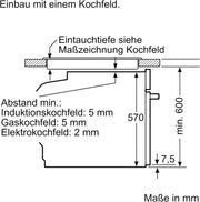 Bosch HBG5780S0 - Serie 6, Horno empotrable - Multifunción - Pirólisis - Gran capacidad de 71 L - 3600 W - Acero inoxidable