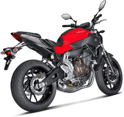 Sistema de escape Akrapovič Racing de acero y titanio para MT-07/FZ-07 14 Talla única