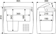 Nevera de compresor DOMETIC CDF18, 18 L, mininevera 12/24 V