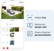 Cámara de vigilancia Netatmo con sirena - Negro - NOC-S-FR