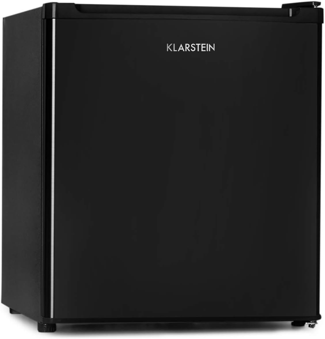 KLARSTEIN Garfield Eco - Congelador pequeño, 34 L, 4 estrellas, 117 kWh/año, 2 niveles, 41 dB, estante extraíble, independiente, aprox. 44 x 52 x 47 cm (ancho x alto x fondo) - Negro