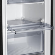 Congelador CHiQ FSD166NE4E 166 L, tecnología No Frost, puerta reversible, acero inoxidable negro, 144 cm de altura