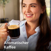 Cafetera superautomática Philips Serie 5500 – Sistema de leche LatteGo, 20 especialidades de café frías y calientes, 40% más silenciosa con SilentBrew, QuickStart, Negro/Gris (EP5544/50)