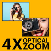KODAK Pixpro - FZ45 - Cámara digital compacta de 16,44 megapíxeles - Negro - Rojo - 1280 x 720p