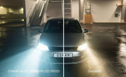 OSRAM NIGHT BREAKER LED SPEED H7 450, luces de carretera y de cruce LED homologadas para uso en carretera, hasta un 450% más de brillo, 6000 K, no requiere accesorios mecánicos, LEDEC02 integrado