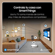 Samsung TV QLED 4K 2024 75Q60D Smart TV de 75" con más de mil millones de colores, colores certificados, el mejor Smart TV y controla tu hogar con SmartThings