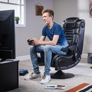 Sillón de juego y entretenimiento X Rocker Pro 4.1, silla para TV y música, con sistema de audio y vibración 4.1