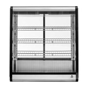 Vitrina refrigerada comercial de 6.9 pies cúbicos, vitrina refrigerada de sobremesa con iluminación LED para panadería, cafetería, 110V/190W