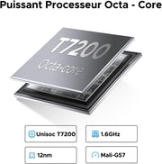 Tableta Android DOOGEE U11 con IA Gemini, 11 pulgadas 90 Hz, 16 GB RAM + 128 GB ROM (2 TB TF), tableta Android Octa-Core, 8580 mAh, cuerpo metálico ultrafino de 7,9 mm, cámara de 13 MP, Widevine L1/Face ID/WiFi 5G