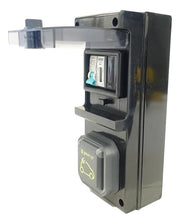 Punto de carga para cargador móvil equipado con una toma Legrand Green'Up con protecciones y contador