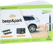 Valeo 632202 - Sistema de asistencia al aparcamiento - Kit Beep&Park: 8 sensores + 1 pantalla LCD - Instalación delantera y trasera