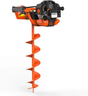 Ahoyadora de gasolina FX-EB152 52cc 3 CV con brocas de 100, 150 y 200 mm, ahoyadora para postes