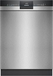 Siemens SN43ES06VE, lavavajillas inteligente iQ300, lavavajillas integrable bajo encimera, 60 cm, tercera bandeja para cubiertos, apertura automática de puerta, rackMatic de 3 niveles, extra silencioso, intensiveZone, varioSpeed, aquaStop