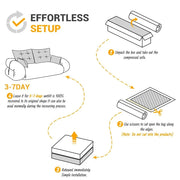 Sofá cama plegable multifuncional de 78.7