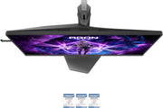 Monitor de juego AOC AG246FK6 de 24 pulgadas FHD, 610 Hz, TN Esports, 0,5 ms GtG, Adaptive Sync, HDR400, altura ajustable, compatible con G-Sync (1920 x 1080, 2 puertos HDMI 2.1, DP 1 puerto USB 1.4) negro/gris
