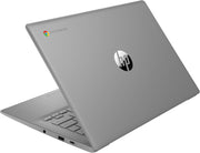 HP Chromebook 14a-ne1002sf Ordenador portátil 14" HD, PC portátil (Intel Celeron N4500, RAM 4 GB, eMMC 64 GB, Intel UHD Graphics, Chrome OS), Portátil Gris, Teclado AZERTY