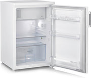 SEVERIN Frigorífico de mesa, Mininevera de libre instalación, Frigorífico compacto de 56 cm de ancho, Volumen: 120 litros, Clase C, 87 kWh/año, 37 dB, Blanco, TKS 8847