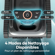 AIPER Scuba S1 Robot Limpiafondos para Suelo, Paredes y Línea de Flotación, Aspiradora de Piscina Inalámbrica, 4 Modos, 150 Min de Autonomía, Escala Paredes, Navegación Inteligente 2.0, Ideal para Piscinas Enterradas de 150㎡
