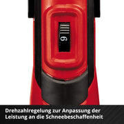 Quitanieves a batería Einhell GE-ST 36/40 Li E Power X-Change (iones de litio, 36 V, ancho de trabajo 40 cm, altura máx. de nieve 20 cm, incl. batería y cargador)