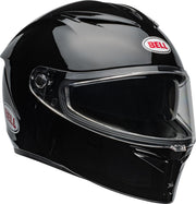 Casco de moto Bell Lithium Solid ECE, calota dinámica, visor solar integrado, forro EPS multidensidad, óptica de clase 1, tres tamaños de calota, pantalla Pinlock incluida. Color: negro, talla: S